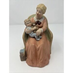 Home Interior #8743 "Victorian Lady With Child "Figurine